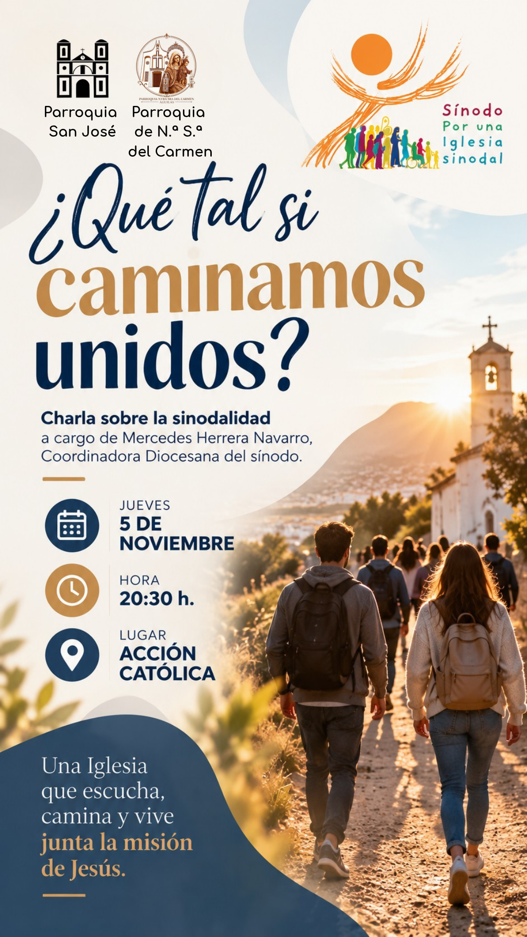 Encuentro sobre la Iglesia sinodal en Águilas el 5 de noviembre de 2026