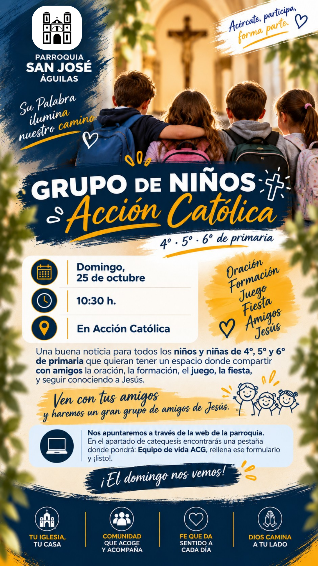 grupos niños